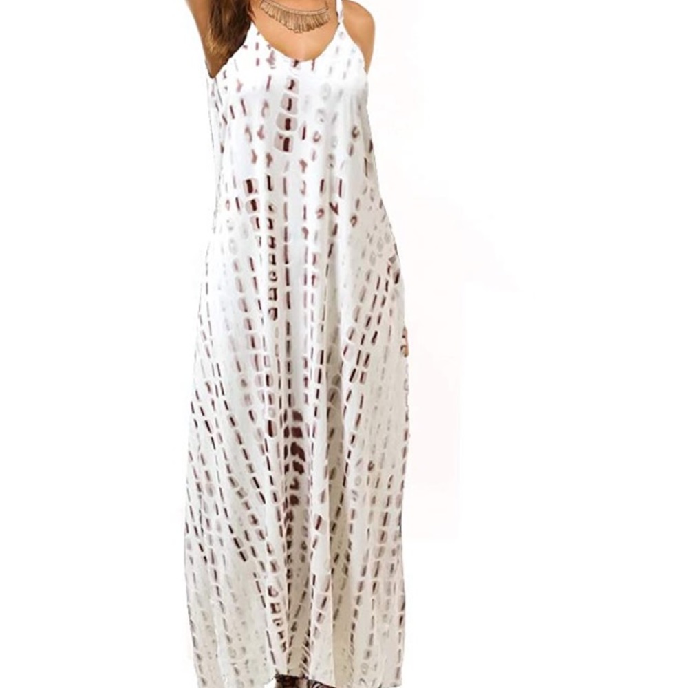 Sold out maxi dress w/ POCKETS - Picture 1 of 11